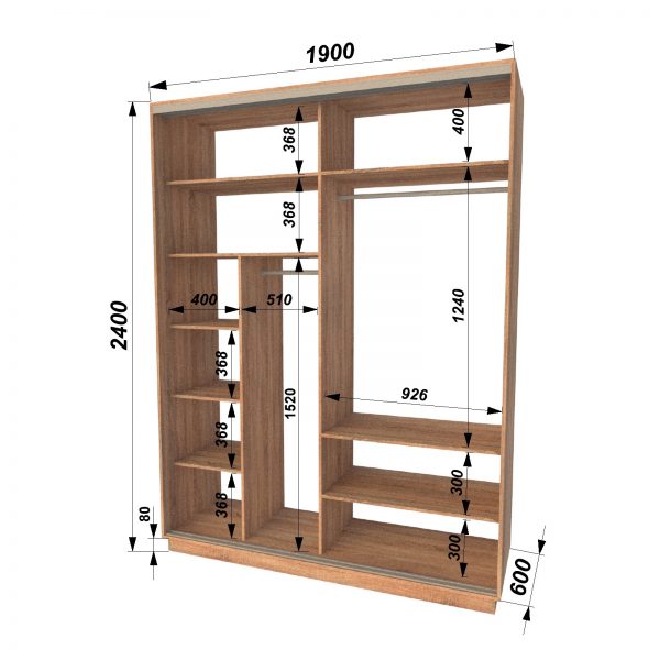 Шкаф купе 1900 ширина